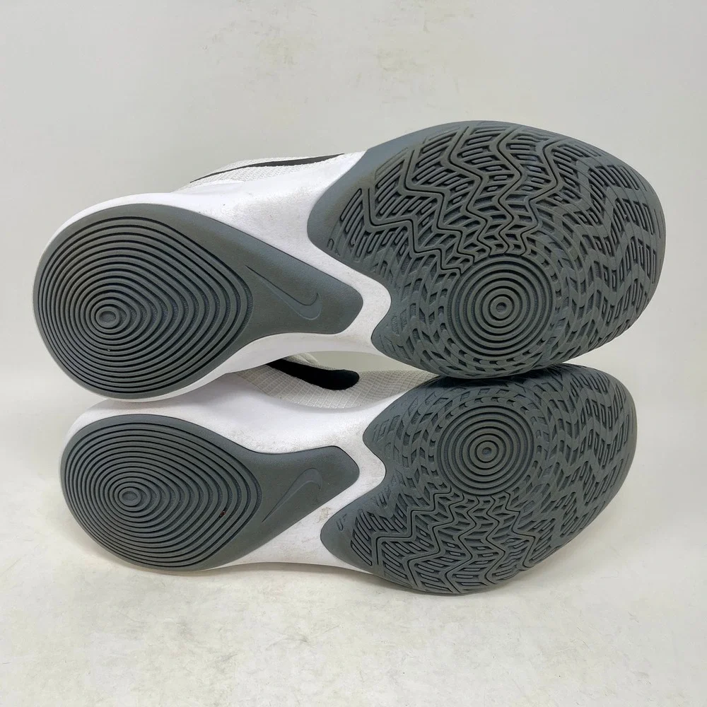 Nike Precision III Basketball Run Shoes Mens Sz 8 = Womens 9 1/2 White